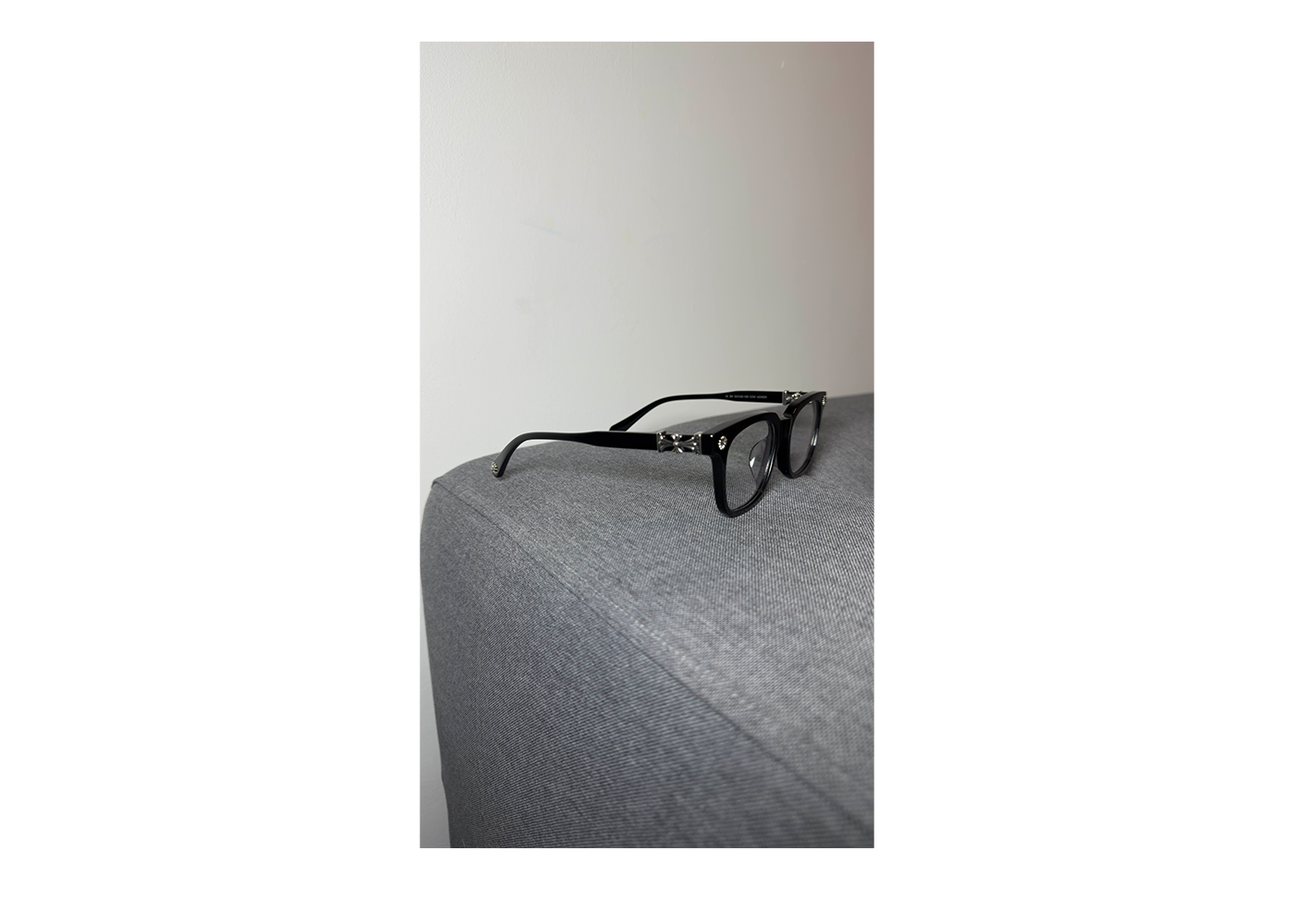 Chrome Hearts Black Silver Glasses