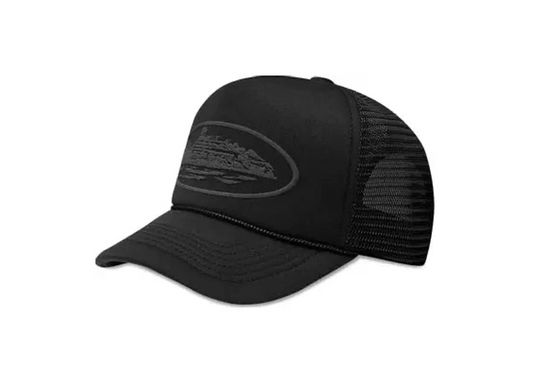 Corteiz Alcatraz Trucker Hat 'Full Black'